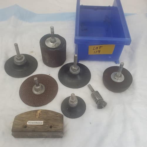 Lot of Osborn Misc. Brand Disc Brush Grinder Sander Attachments - Image 1