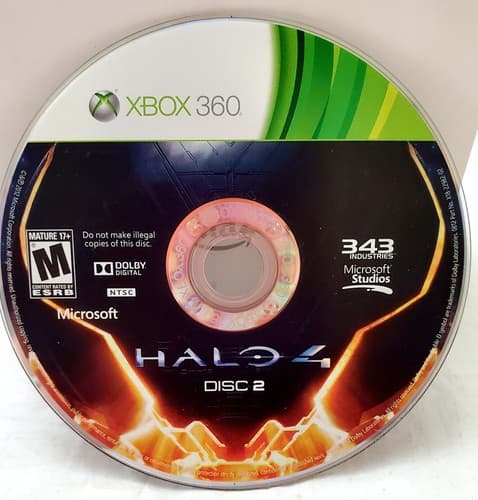 Halo 4 Disc 2 only Game Microsoft Xbox 360 - 343 Industries Video Game Disc Only - Image 1