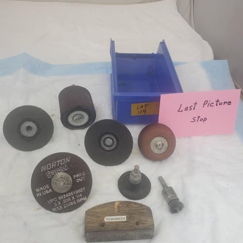Lot of Osborn Misc. Brand Disc Brush Grinder Sander Attachments - Thumbnail 12