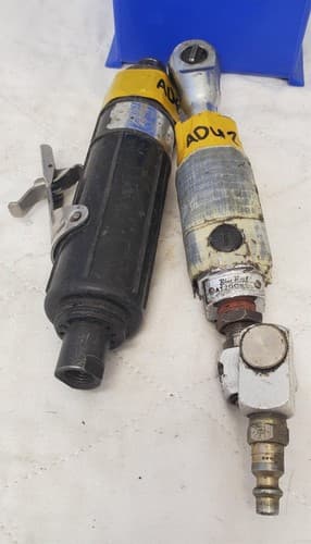 Lot of 2 Blue Point & Atlas Copco Ratchet Socket Wrench Pneumatic Tool LOT-190 - Thumbnail 8