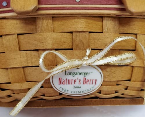 Longaberger Holiday Basket Set 2003–2006 Melody Gumdrop Tinsel Berry w/ Boxes - Thumbnail 12