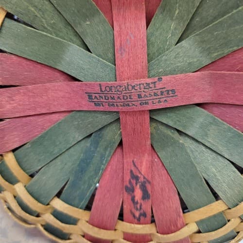 Longaberger Holiday Basket Set 2003–2006 Melody Gumdrop Tinsel Berry w/ Boxes - Thumbnail 21