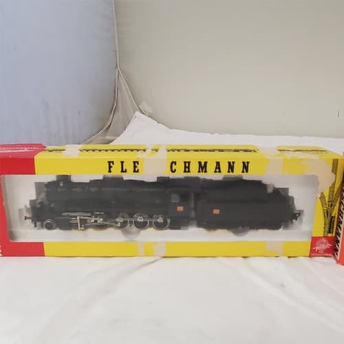 Lot of 2 Fleischmann 4160 and 4178 Toy Train Set - Thumbnail 4