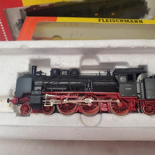 Lot of 2 Fleischmann 4160 and 4178 Toy Train Set - Thumbnail 6