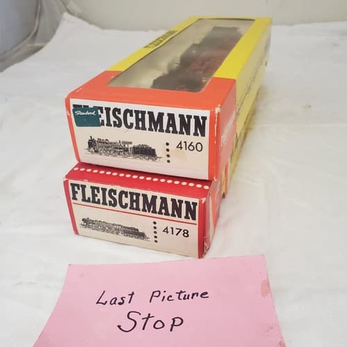 Lot of 2 Fleischmann 4160 and 4178 Toy Train Set - Thumbnail 12