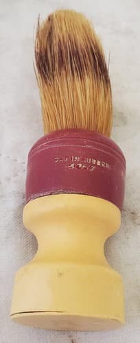 Lot of 6 Assorted Vintage Shaving Brushes & Razor - Thumbnail 7