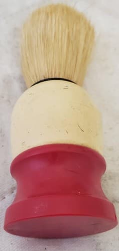 Lot of 6 Assorted Vintage Shaving Brushes & Razor - Thumbnail 11