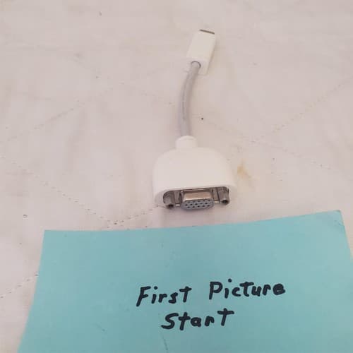 Apple Mini-DVI to VGA Video Adapter White - Image 1
