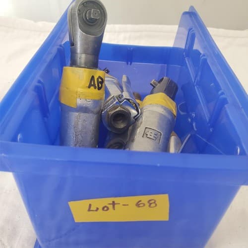 Lot of 5 Assorted Heavy Duty Pneumatic Air Ratchet Wrench Air Tool LOT-68 - Thumbnail 3