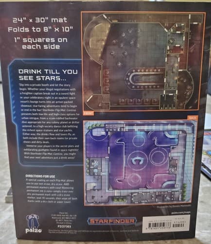 Starfinder Flip-Mat Cantina SW/Sealed Paizo - Thumbnail 2