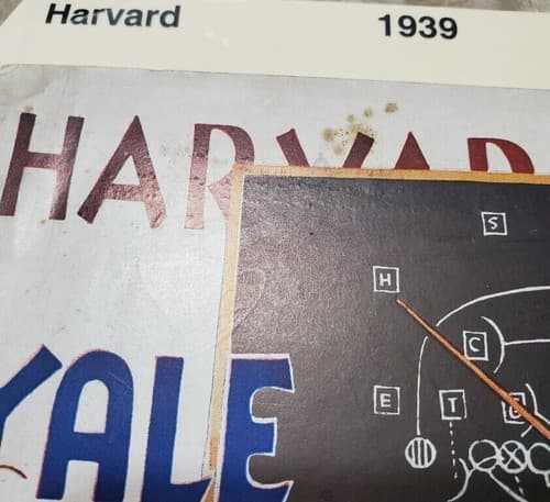 FOOTBALL Harvard AA News vs. Yale GAME Official Program November, 25 1939 - Thumbnail 3