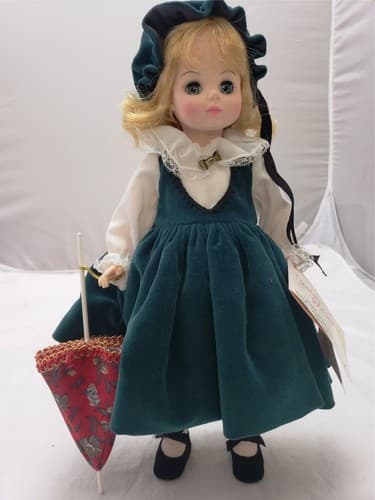 Original Madame Alexander Bellows Anne Doll #1568 with Japanese Parasol 14 inch - Image 1