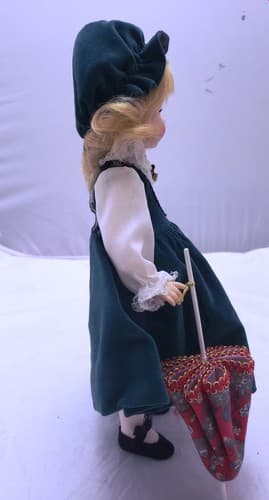 Original Madame Alexander Bellows Anne Doll #1568 with Japanese Parasol 14 inch - Thumbnail 6