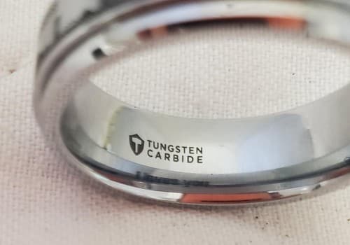 Tungsten Carbide Super Mario Video Game Spinner Ring - Thumbnail 6