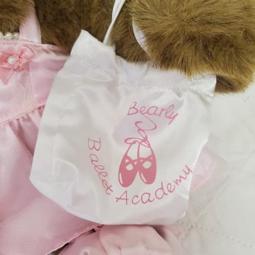 Build a Bear Workshops Brown Bear With Pink Ballerina Tutu Outfit - Thumbnail 3