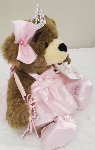 Build a Bear Workshops Brown Bear With Pink Ballerina Tutu Outfit - Thumbnail 5