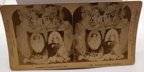 1901 President McKinley, Funeral Procession Cleveland White House Stereoview - Thumbnail 2