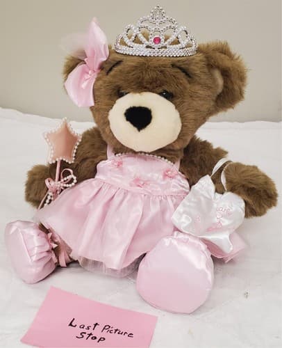 Build a Bear Workshops Brown Bear With Pink Ballerina Tutu Outfit - Thumbnail 9