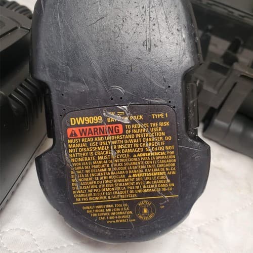 Dewalt 18V DC759 Cordless Drill Impact Driver Kit With Case LOT-516 - Thumbnail 13