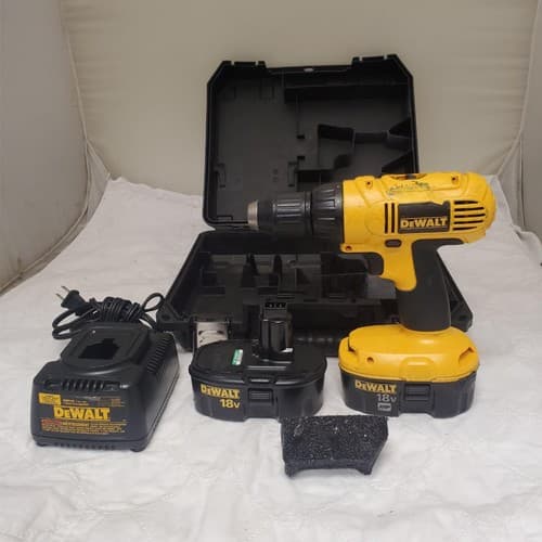 Dewalt 18V DC759 Cordless Drill Impact Driver Kit With Case LOT-516 - Thumbnail 9