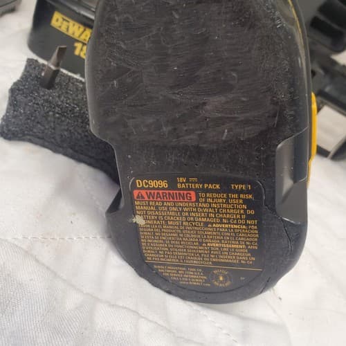 Dewalt 18V DC759 Cordless Drill Impact Driver Kit With Case LOT-516 - Thumbnail 17