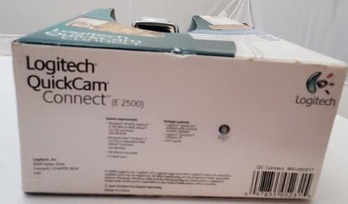 NEW LOGITECH QuickCam Connect for Video Calling, Web Camera Chatting, (E 2500) - Thumbnail 5