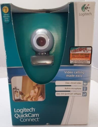 NEW LOGITECH QuickCam Connect for Video Calling, Web Camera Chatting, (E 2500) - Image 1