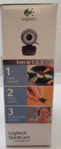 NEW LOGITECH QuickCam Connect for Video Calling, Web Camera Chatting, (E 2500) - Thumbnail 2