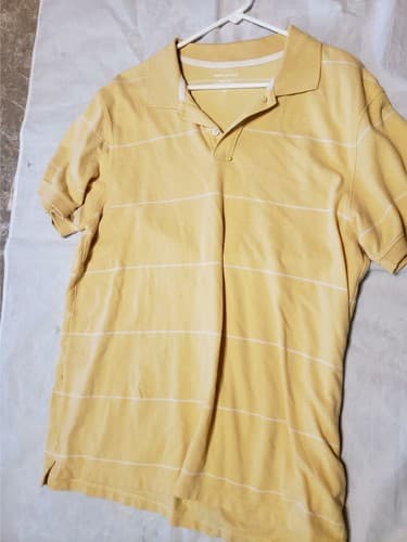 Banana Republic Striped Cotton Short Sleeve Pima Cotton Polo Men’s Shirt Size XL - Image 1