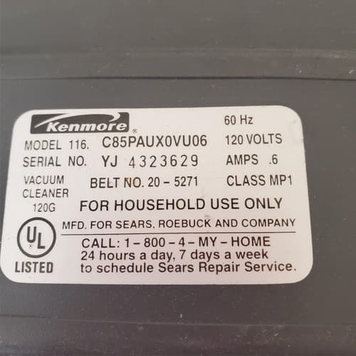 Kenmore Power-Mate Jr Canister Vacuum Cleaner Attachment Model 116 - Thumbnail 2