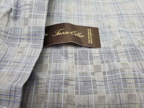 Tasso Elba Men's Plaid Button Down Long Sleeve Shirt Size Medium - Thumbnail 5