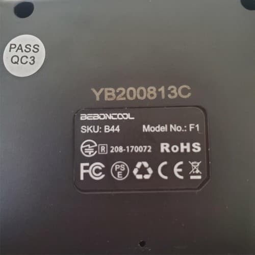 Beboncool F1 Nintendo Switch Gaming Controller Model No F1 - Thumbnail 3