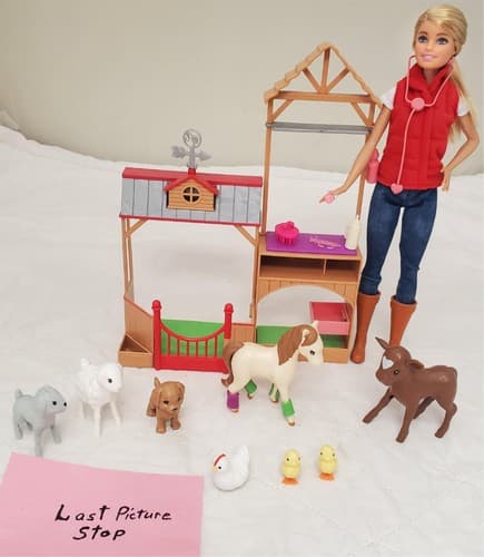 Barbie Sweet Orchard Farm Doll & Vet Playset - Thumbnail 7