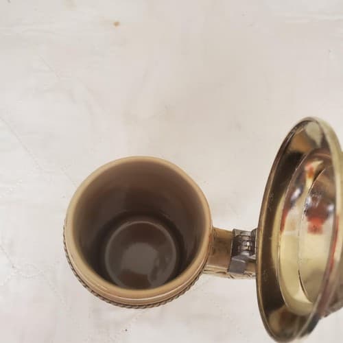 Germany Original Gerzit Gerz #9 Beer Stein with Lid - Thumbnail 5