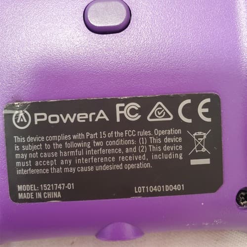 PowerA 1521747-01 Purple Wired Controller for Xbox - Thumbnail 4