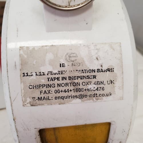 Fedrex X-Ray Radiation Barrier Tape with Dispenser White #2 LOT-667 - Thumbnail 3