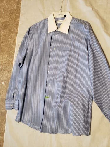 Tuttle Golf Collection Blue Casual Long Sleeve Button Down Cotton Shirt Size L - Image 1