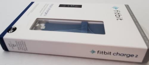 New Fitbit Charge 2 Classic Accessory Band Bracelet Authentic Fitbit Blue Large - Thumbnail 5