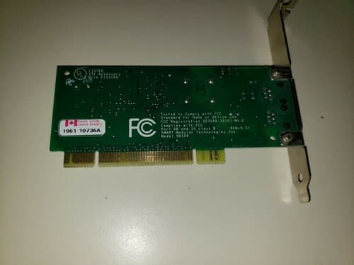 HP 5185-2935 Smart 90109-2 Rev. AA 56K V.92 PCI Modem Model 90109 - Thumbnail 3