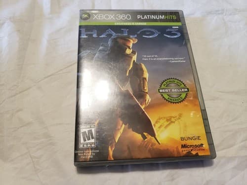 Halo 3: Platinum Hits Edition Bungie Microsoft XBOX 360 Game Disc - Image 1