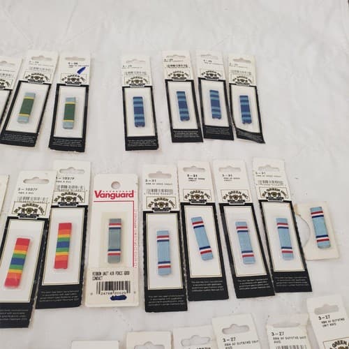 Lot of Assorted Military Ribbon Bars and Pins - Thumbnail 6