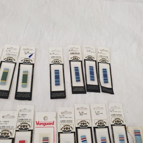 Lot of Assorted Military Ribbon Bars and Pins - Thumbnail 5