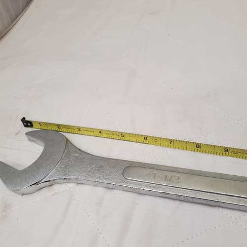Pittsburgh 1-1/2" 19.5Inch Long Angled Head Open End Wrench AB-10 - Thumbnail 7