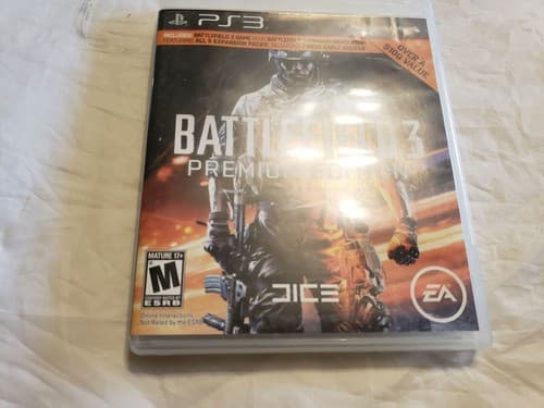 Battlefield 3 PS3 Premium Edition (Sony PlayStation 3)MN Manual Included ON Disc - Image 1