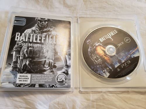 Battlefield 3 PS3 Premium Edition (Sony PlayStation 3)MN Manual Included ON Disc - Thumbnail 2