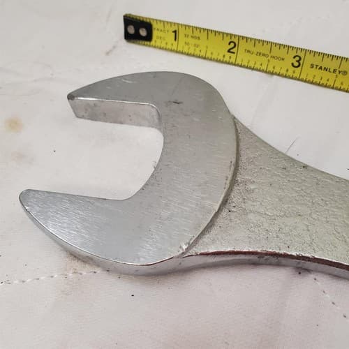 Pittsburgh 1-1/2" 19.5Inch Long Angled Head Open End Wrench AB-10 - Thumbnail 6