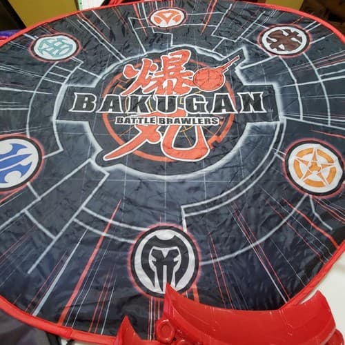Bakugan Battle Brawlers Arena HUGE SHIELD WALL HANGING 33 inches Baku Gan Sega - Thumbnail 2