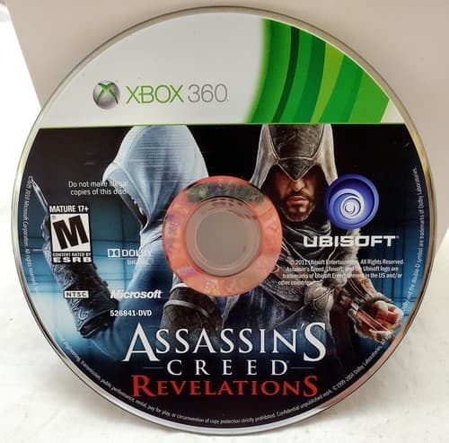 Assassin's Creed: Revelations Microsoft Xbox 360 Video Game Disc Only - Image 1