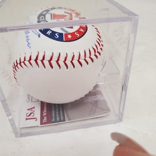 Jose Canseco Autographed Official Major League Baseball with Display Case - Thumbnail 6