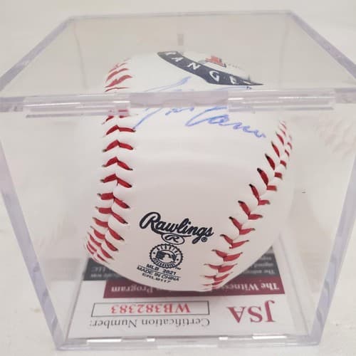 Jose Canseco Autographed Official Major League Baseball with Display Case - Thumbnail 3